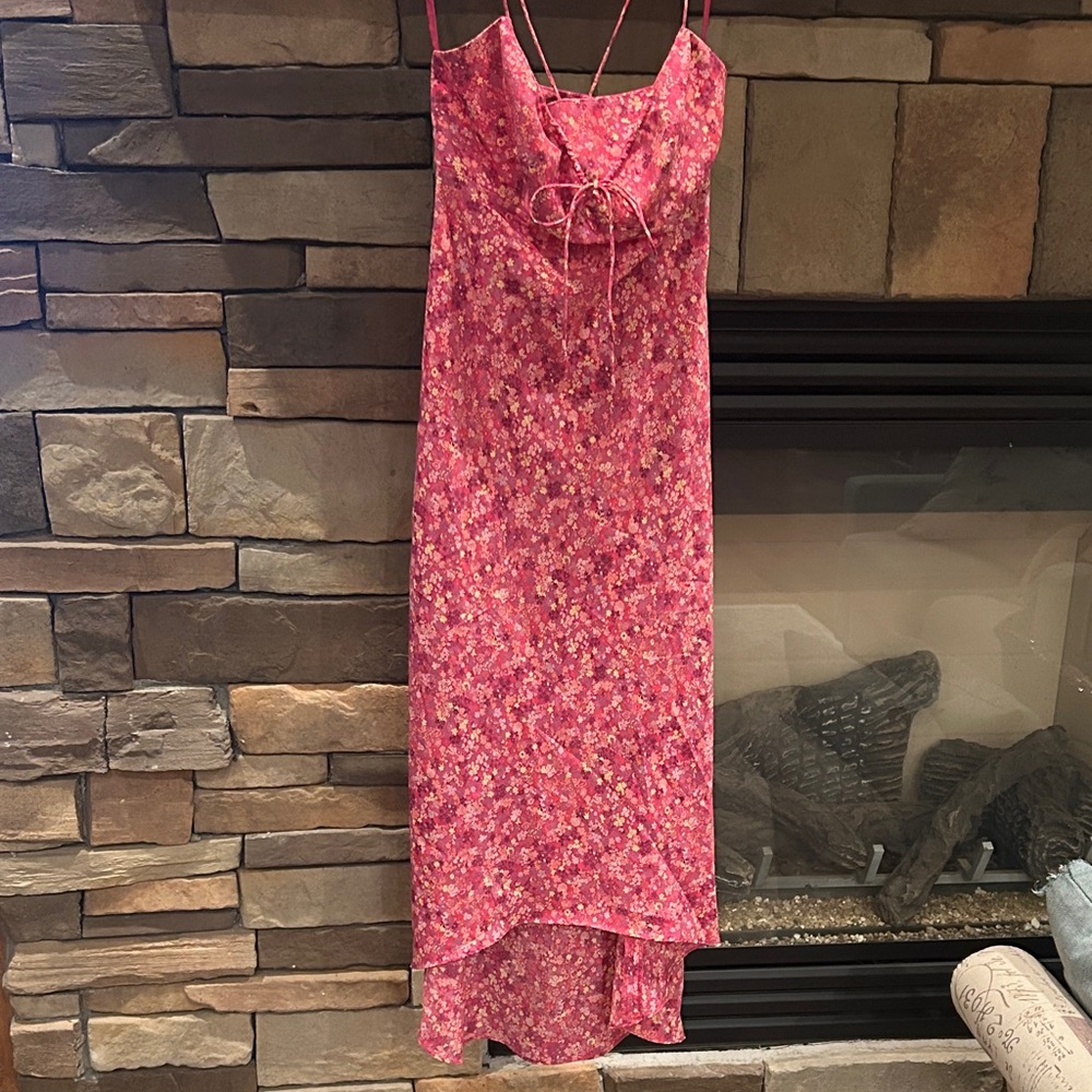 Express Vibrant Floral Dress